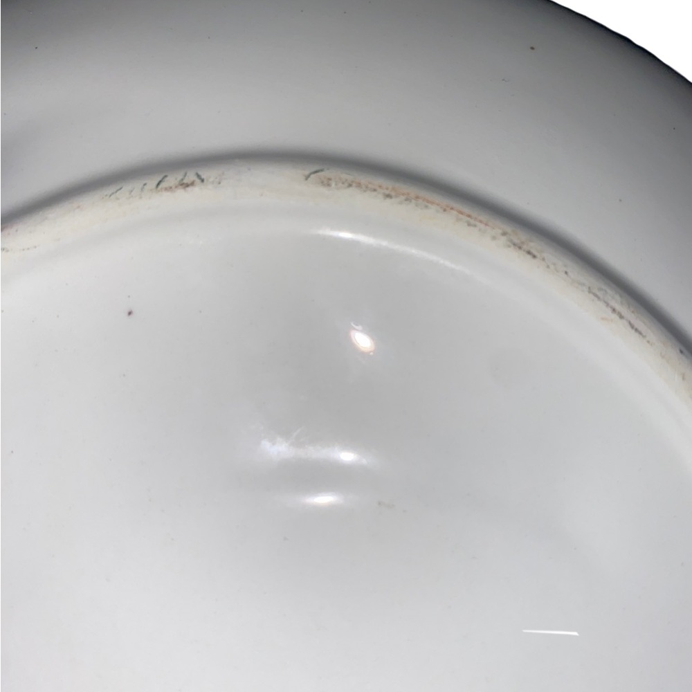 Unbranded Hand Painted Santa Chip and Dip Bowl Ceramic Christmas Serving Dish - Picture 8 of 9